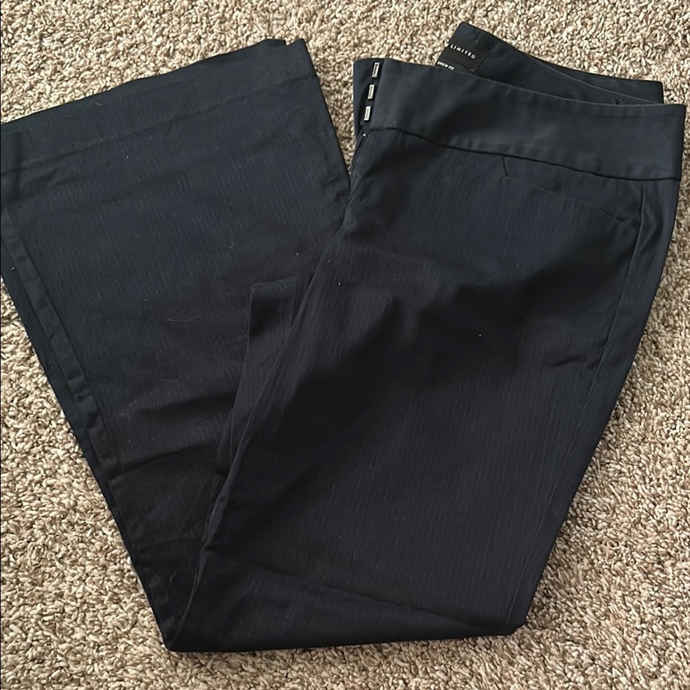 The Limited Drew Fit Navy Pinstripe Pants